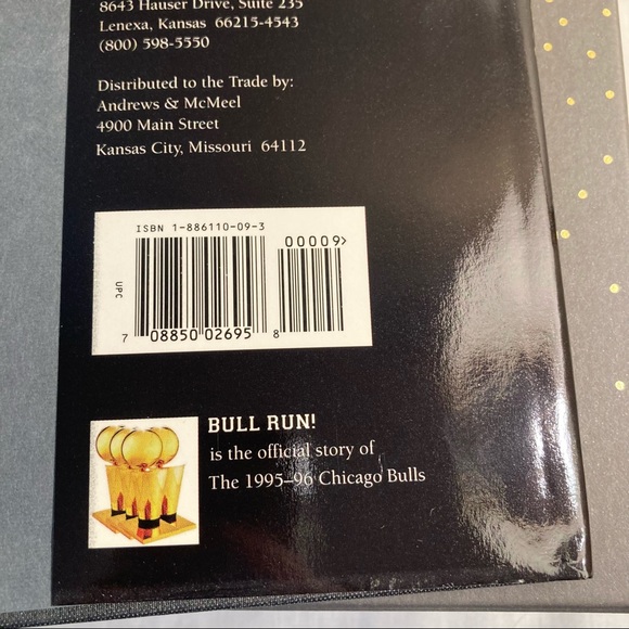 Bull Run- 1995-96 Chicago Bulls Michael Jordan Limited Edition Hardcover Book - Picture 11 of 11